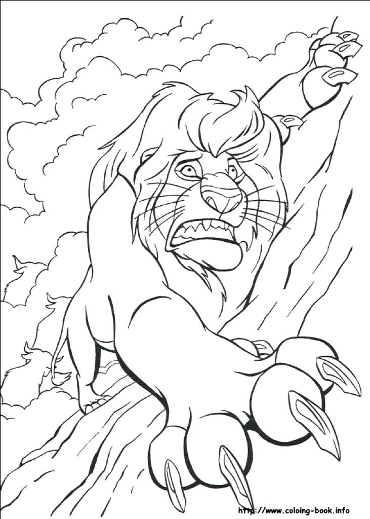 Simbad The Lion In Danger para colorear, imprimir e dibujar