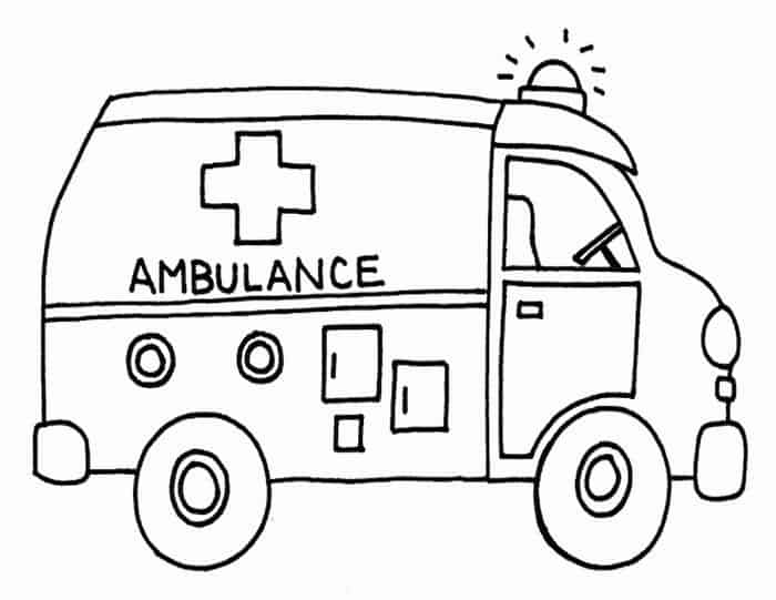 Ambulancia Imprimible