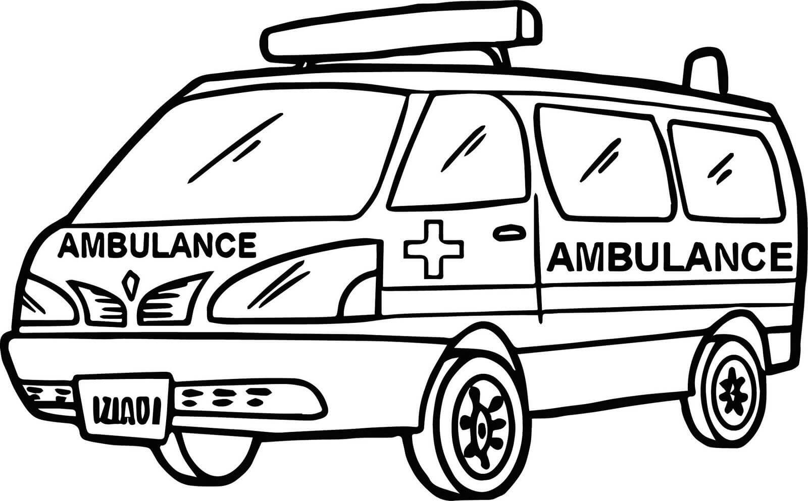 Ambulancia de Dibujo