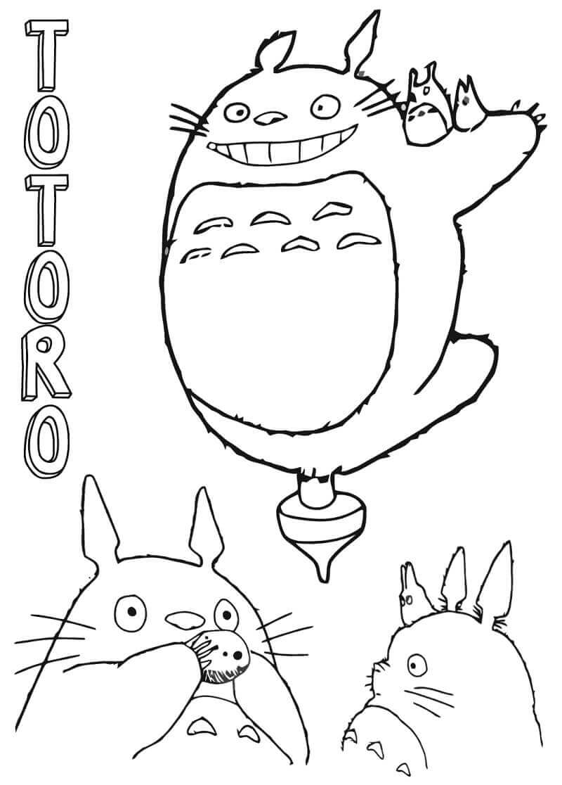 Amistoso Totoro Divertido