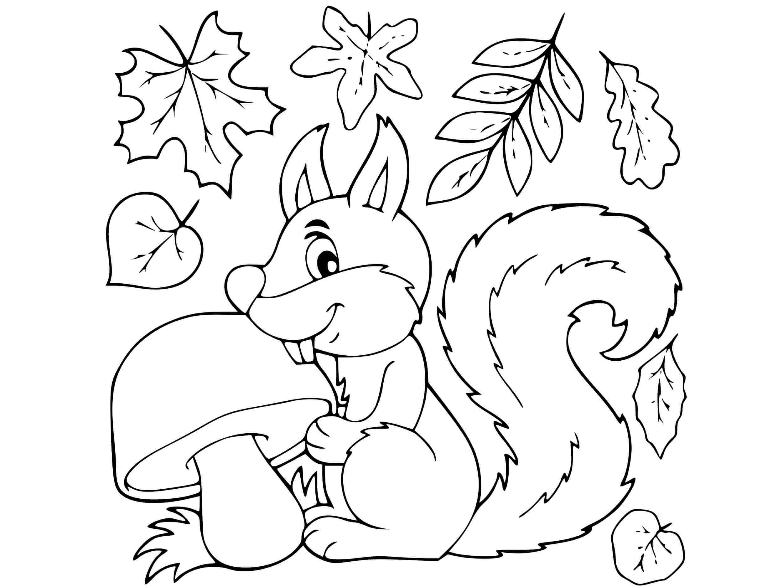 Dibujos De Otoño Para Colorear E Imprimir– Coloringonly.Com