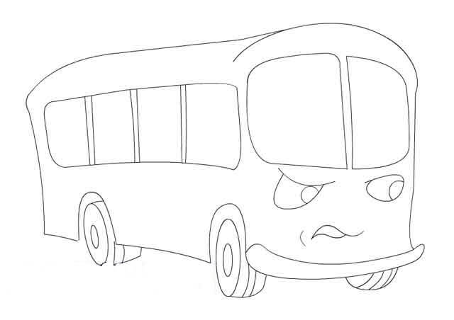 Autobús Escolar Enojado