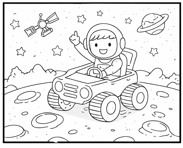 Aventura Espacial Del Rover Lunar