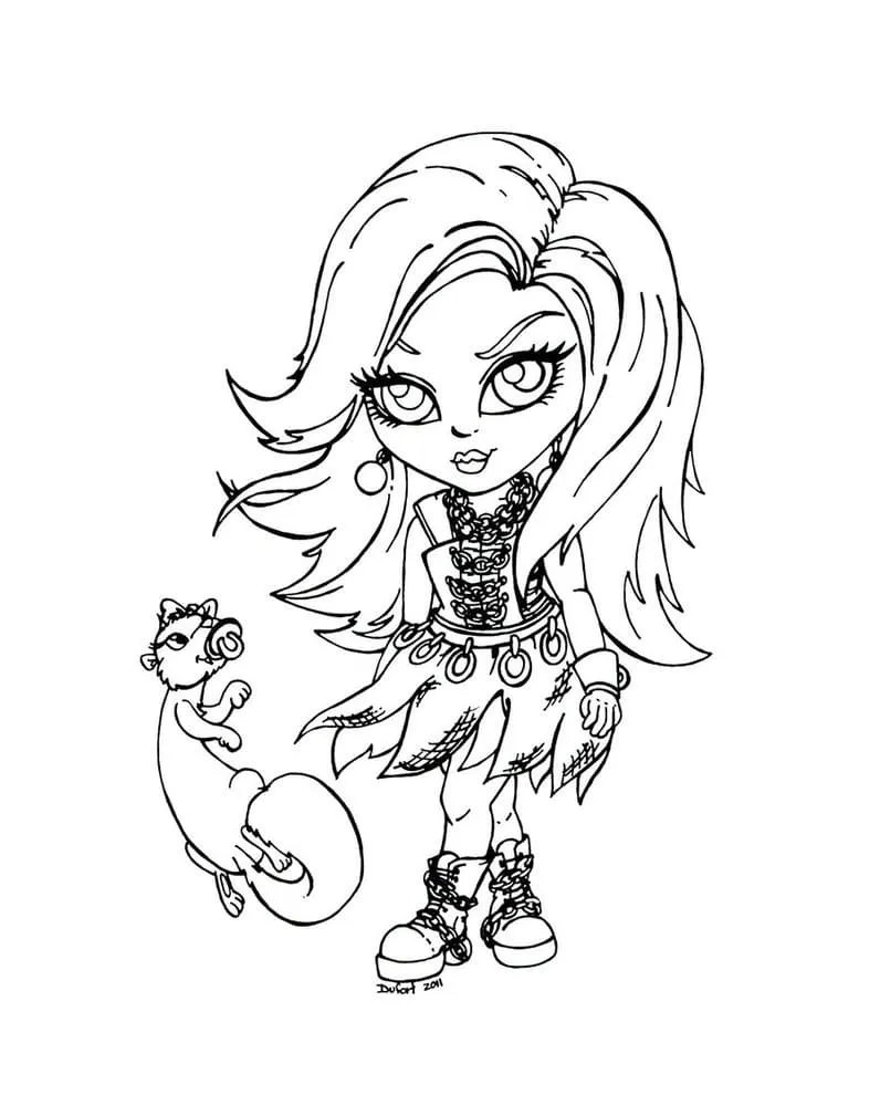 Impresionante Baby Monster High