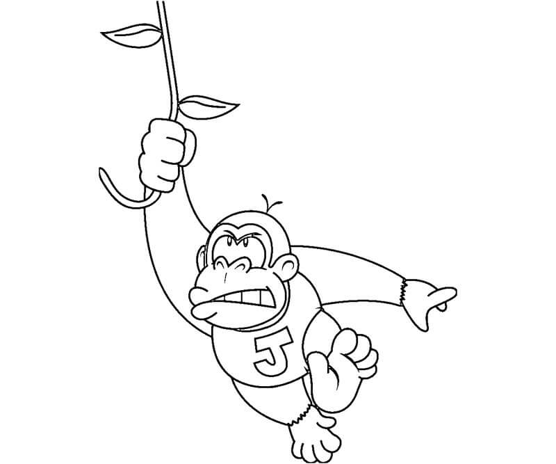 Baby Donkey Kong Escalada