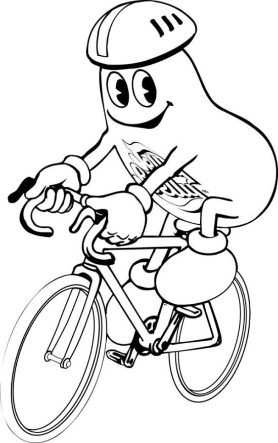 Beans Montando Bicicleta