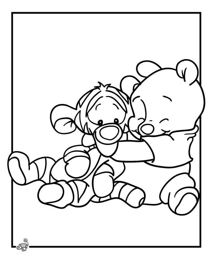 Bebé Pooh y Tigger