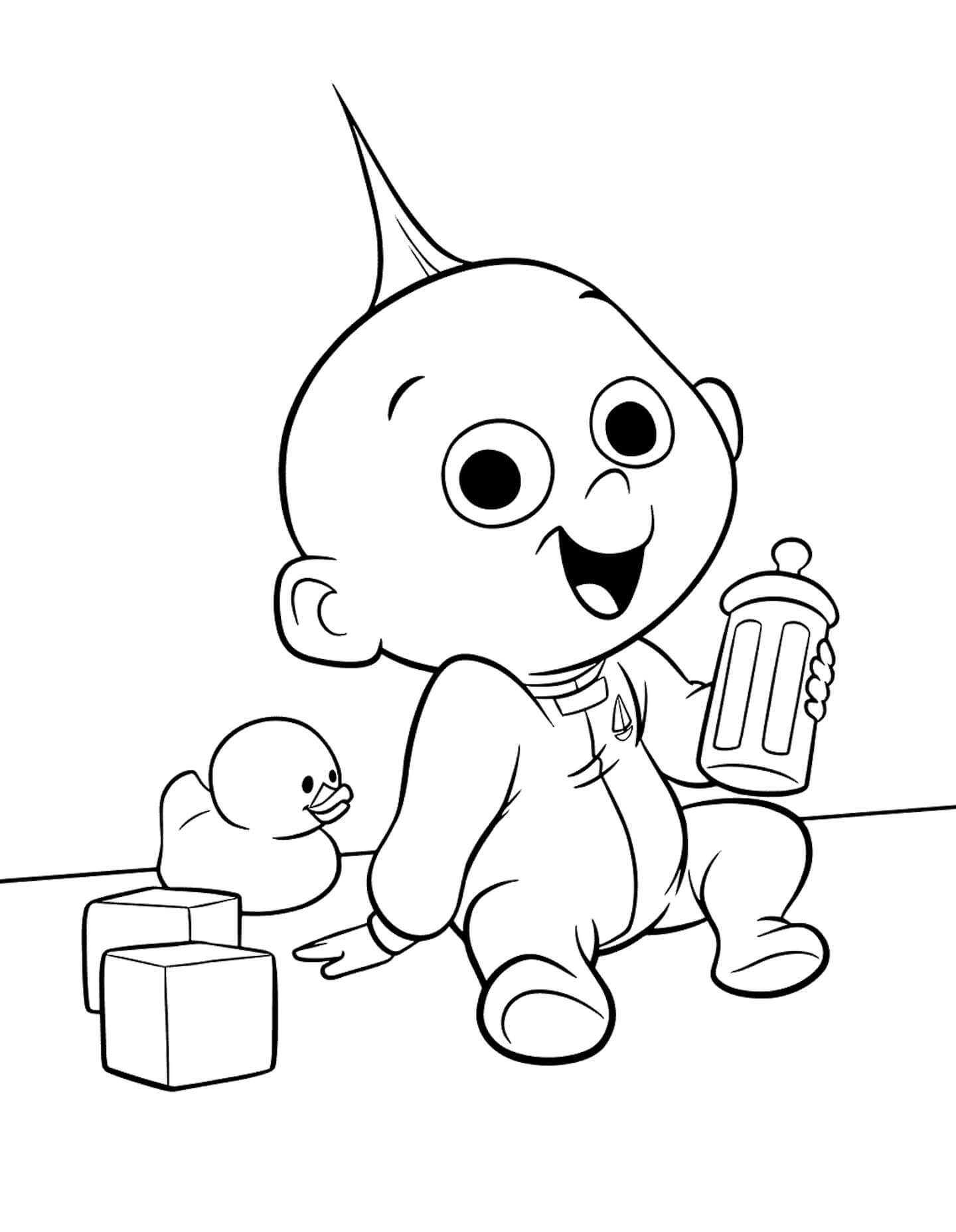 Bebé feliz de Dibujos Animados