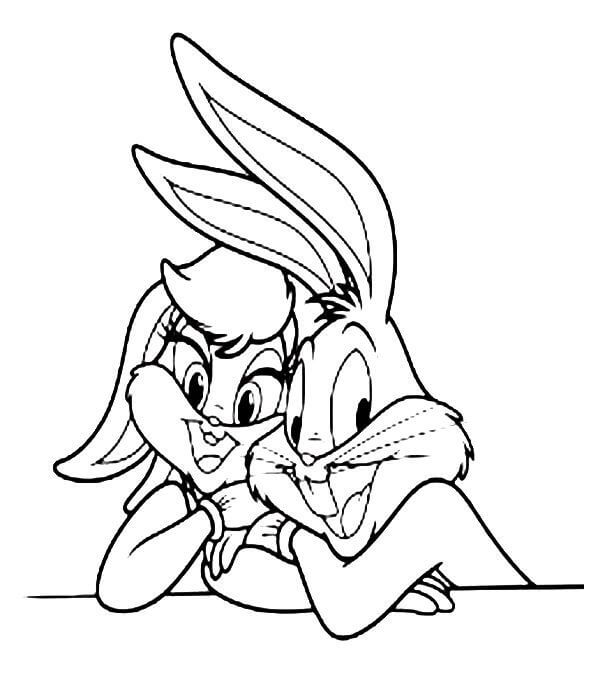 Bebé Bugs Bunny con Lola