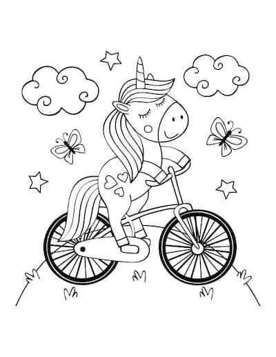 Bicicleta de Montar Unicornio Mágico