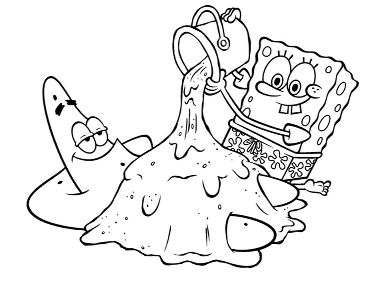 Dibujos De Bob Esponja Y Patricio Para Colorear Rincon Dibujos Porn