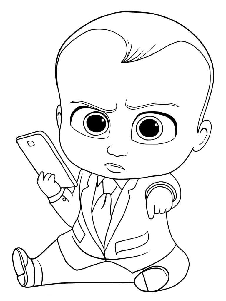Boss Baby con Teléfono Inteligente