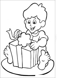 Boy Opening Gift Box