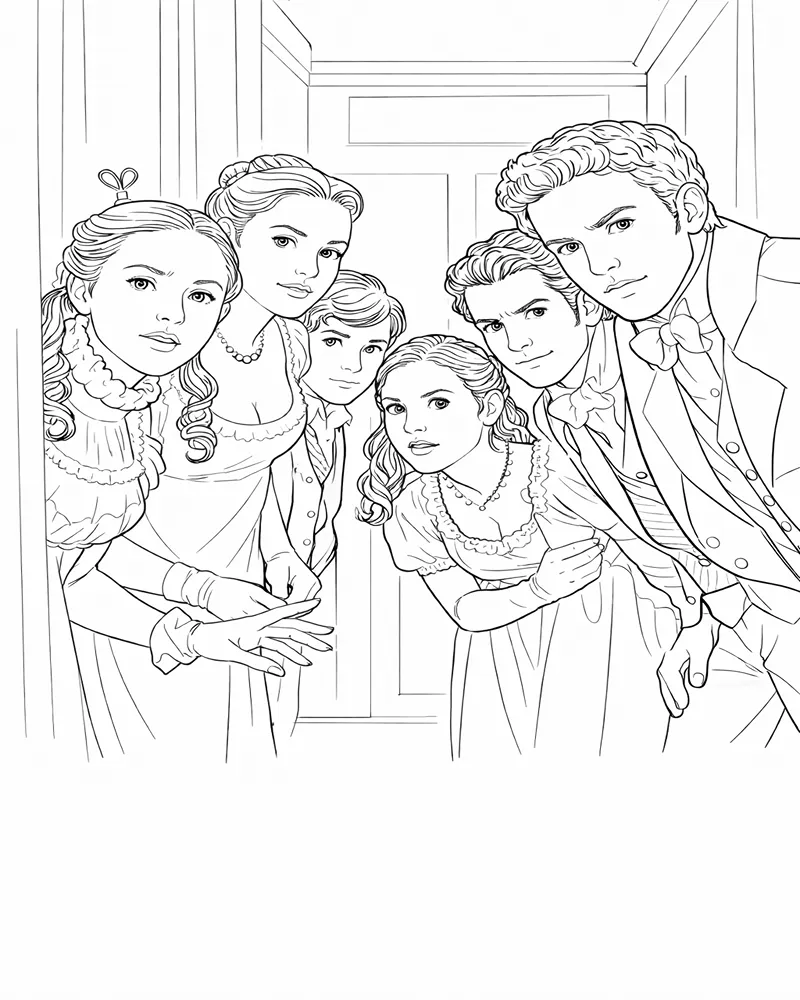 Bridgerton Siblings Scene