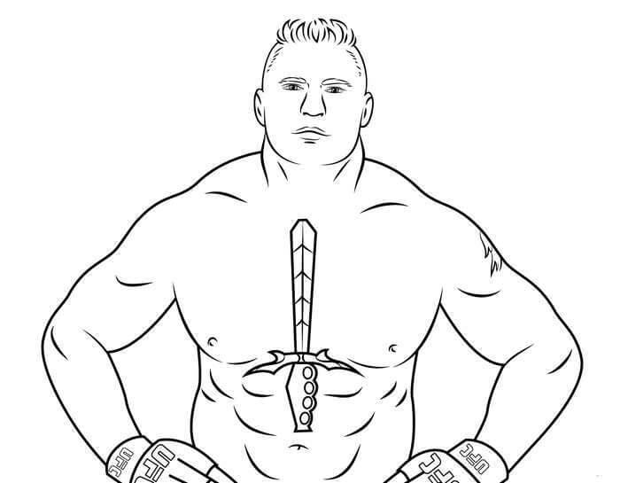 Dibujos de WWE para colorear e imprimir– 