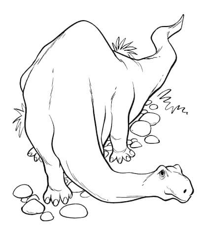 Brontosaurio Caminando