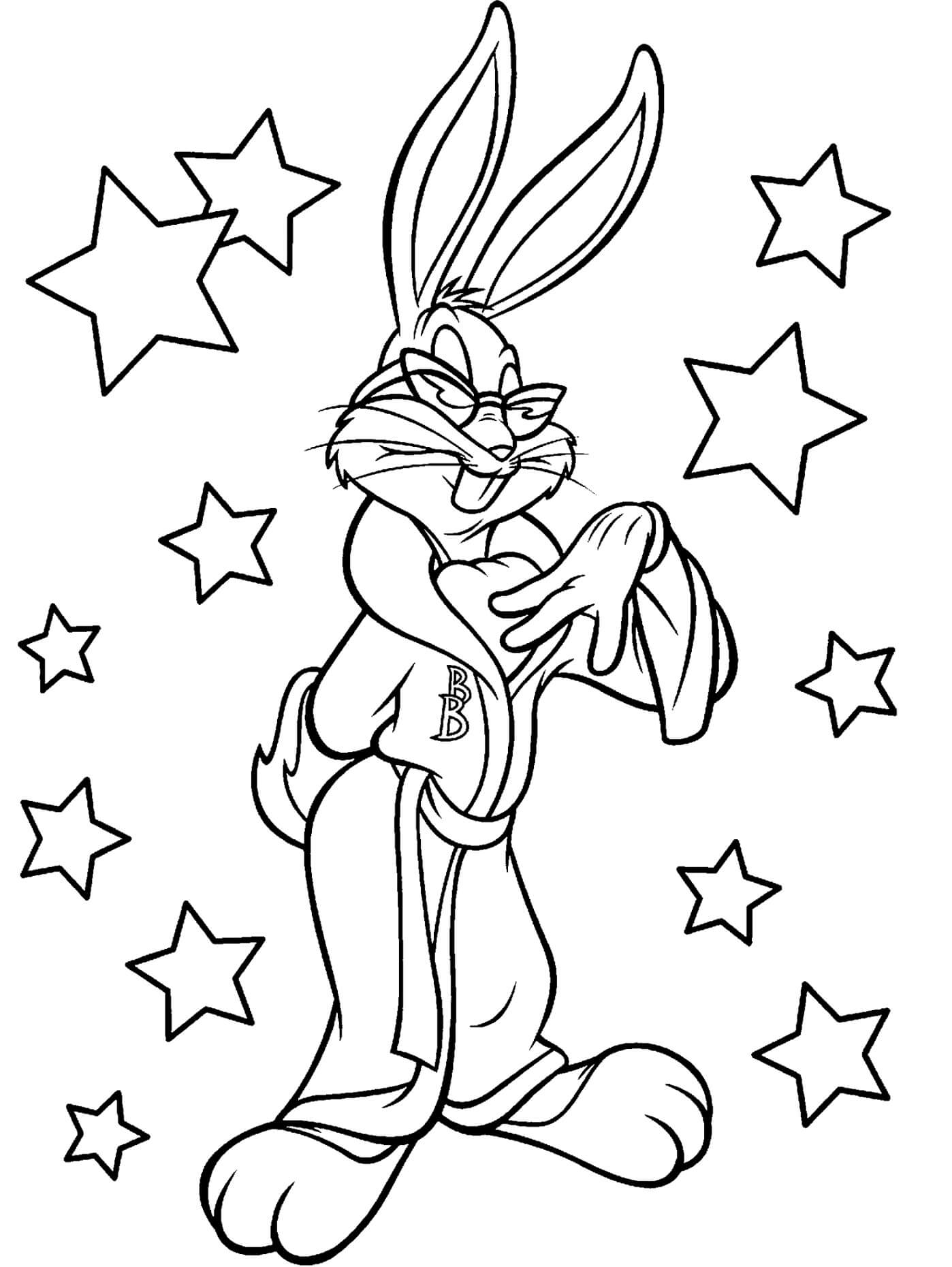 Bugs Bunny con Estrellas