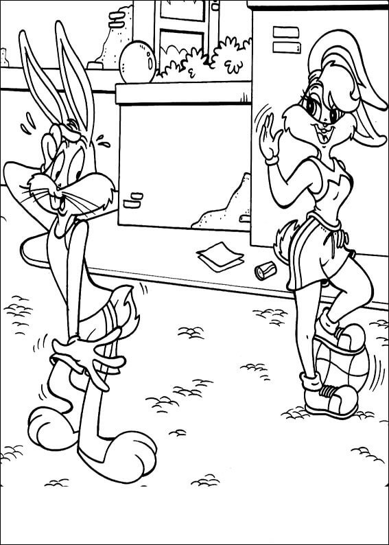 Bugs Bunny y Lola