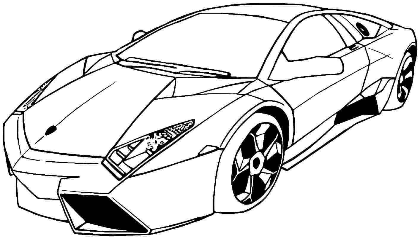 Büyük Lamborghini para colorear, imprimir e dibujar –