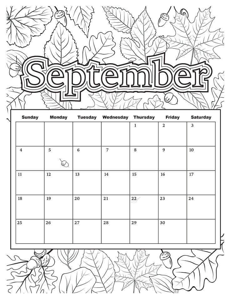 Calendario Septiembre