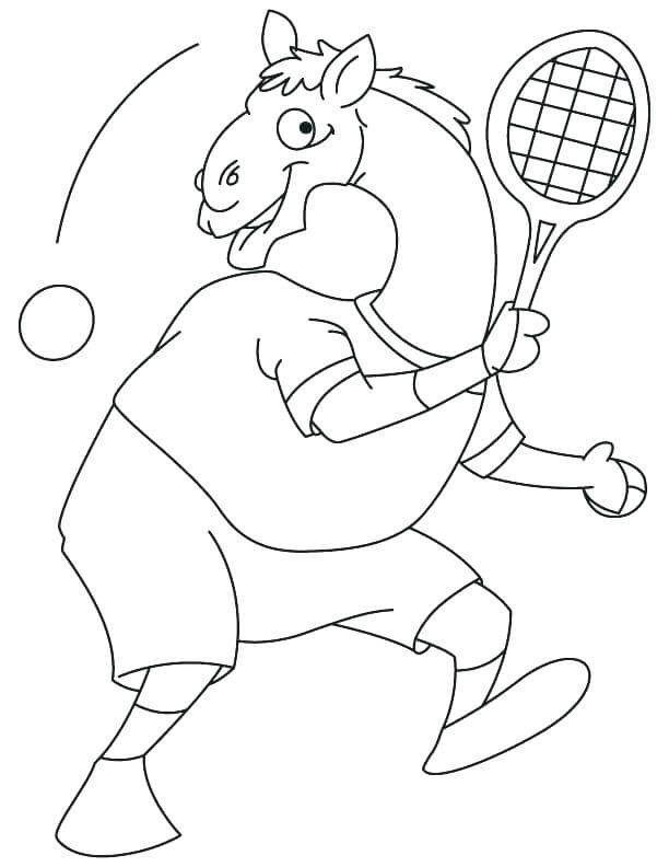 Camello, jugar al Tenis