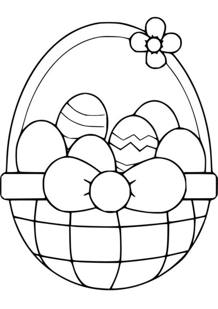 Canasta de Huevos de Pascua