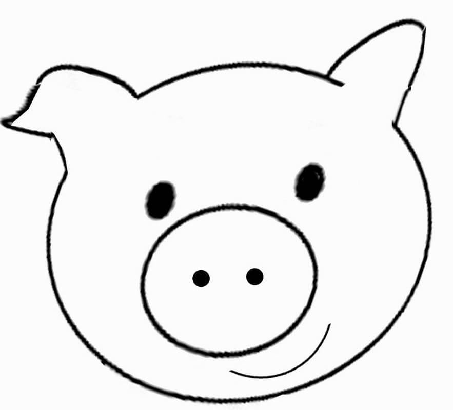  Dibujos de Cerdo para colorear e imprimir– ColoringOnly.Com