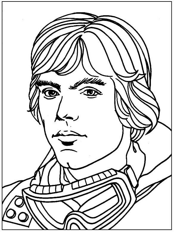 Cara de Luke Skywalker