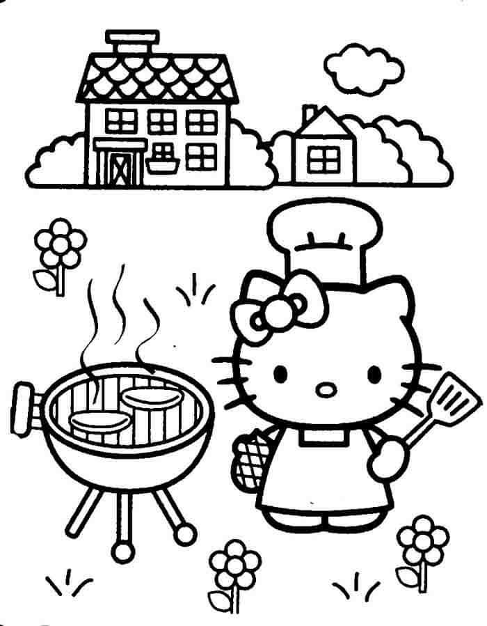 Carne a la Parrilla de Hello Kitty