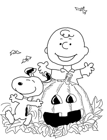 Charlie y Snoopy Celebran Halloween