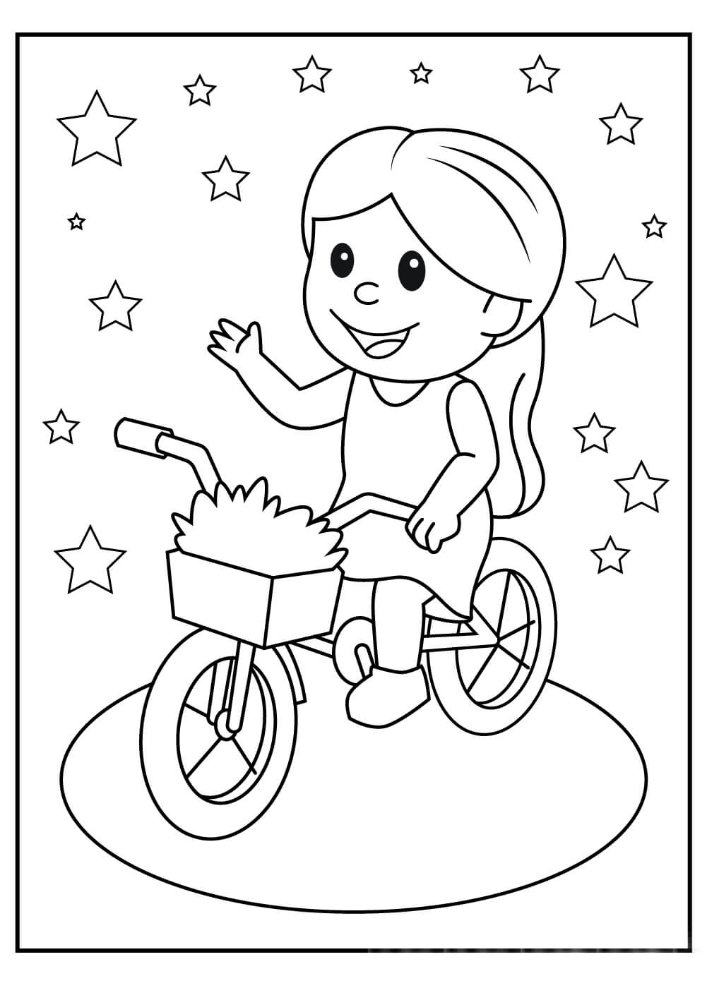 Ciclismo Chica con Estrella