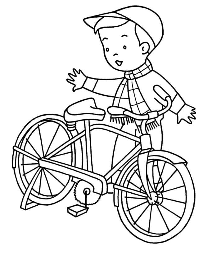 Cora Monta una Bicicleta