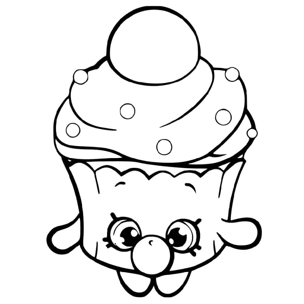 Cupcake de Burbujas Shopkin