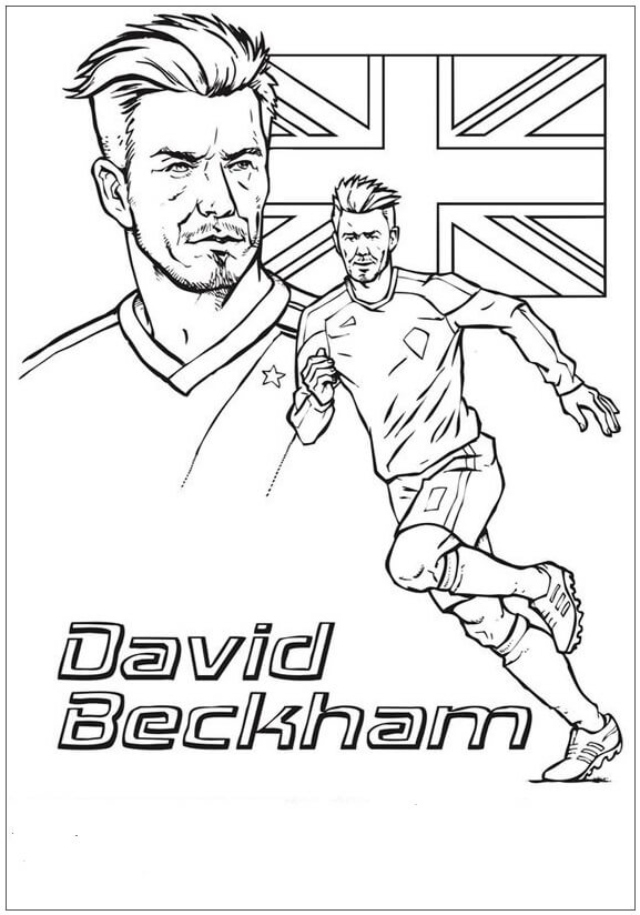 David Beckham Corriendo