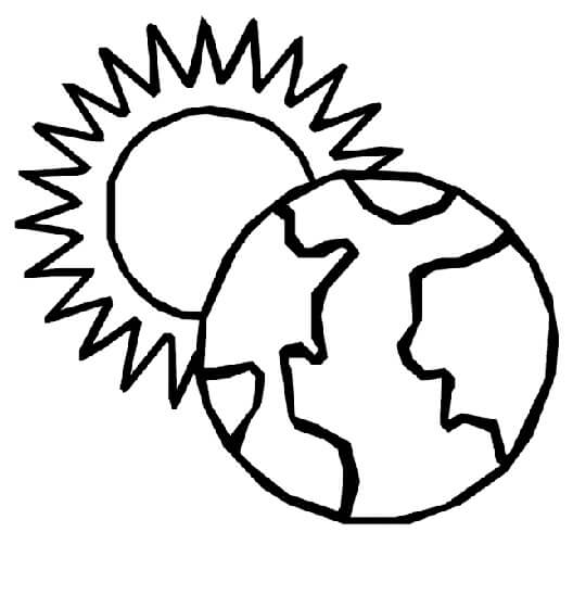 Dibujando la Tierra y el Sol