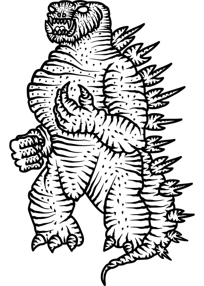 Dibujar a Lápiz Godzilla