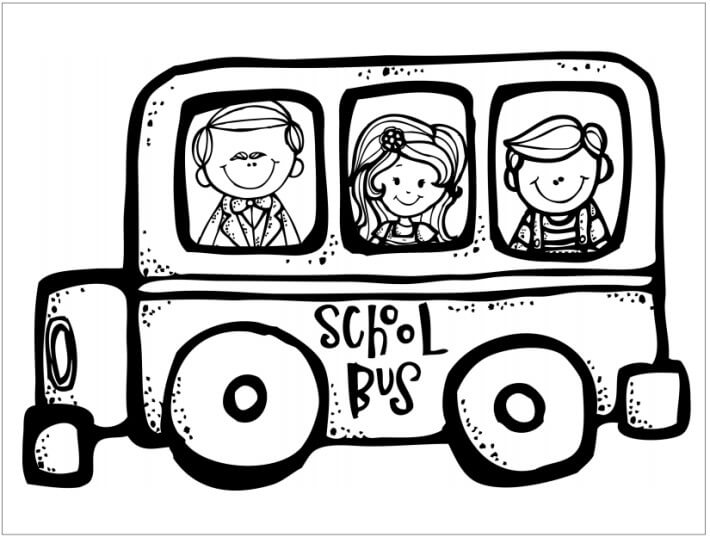 Dibujo Autobús Escolar