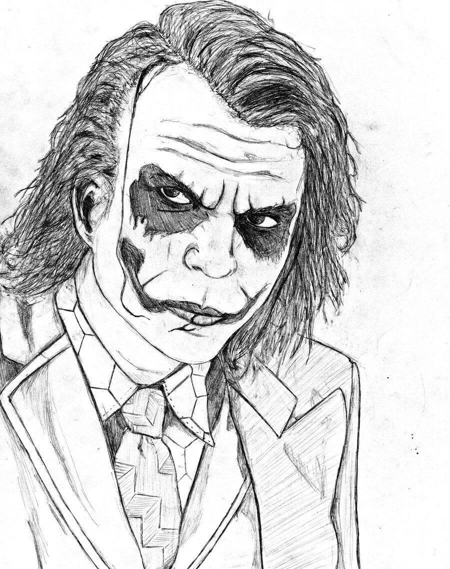 Dibujo Cara Joker