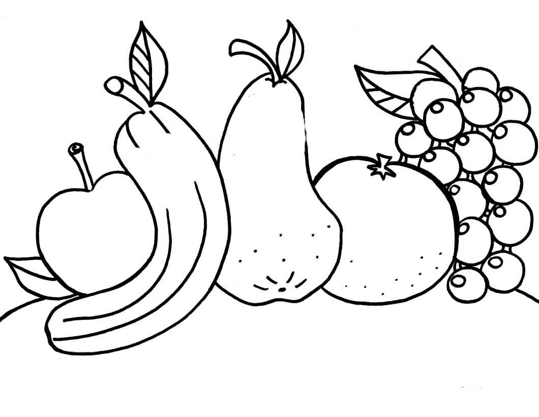 Dibujo De Frutas