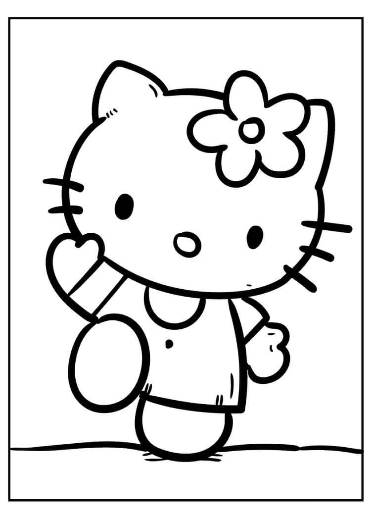 Dibujo Hello Kitty