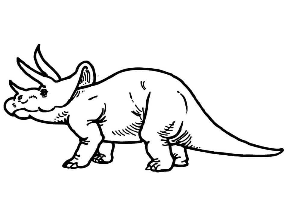 Dibujo Triceratops