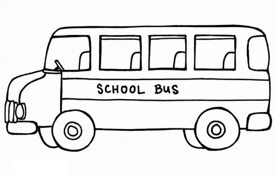 Dibujo de Autobús Escolar