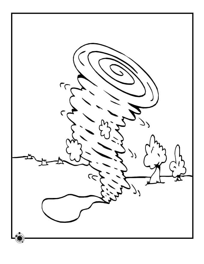 Dibujo de Tornado