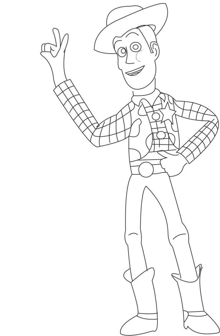 Dibujo de Woody