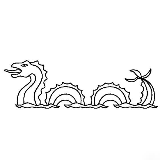 Dibujo de la Mano de la Serpiente de Mar
