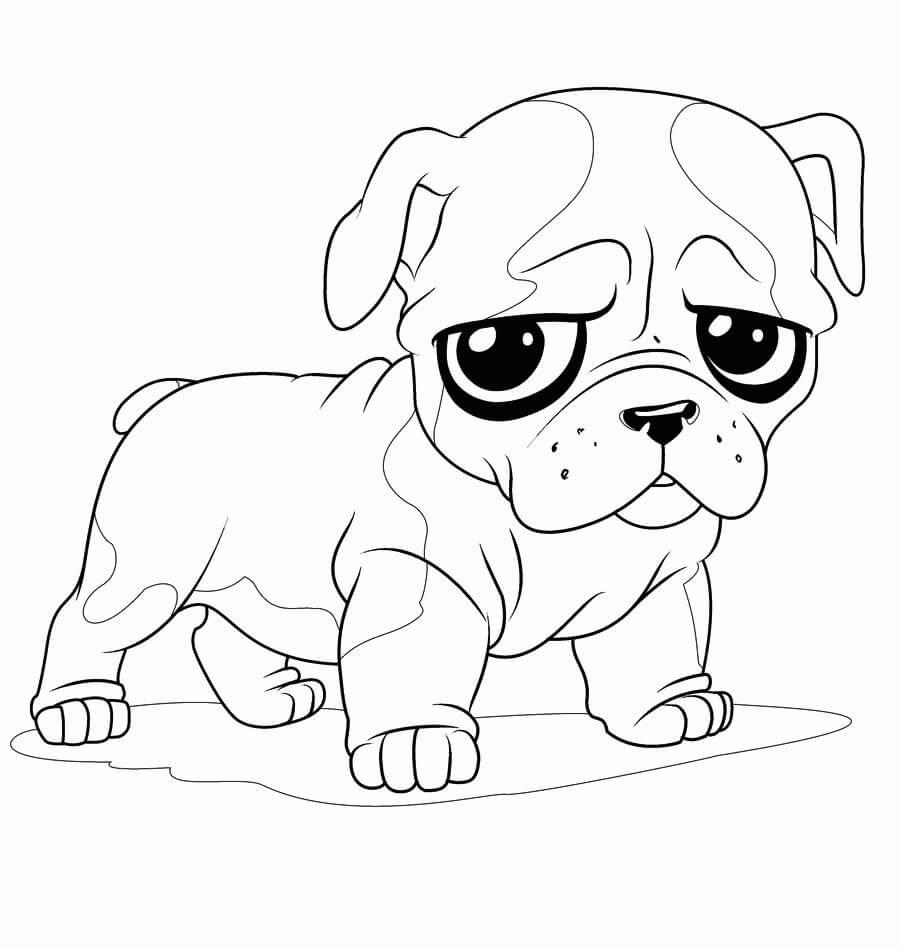 Dibujos Animados de Bulldog