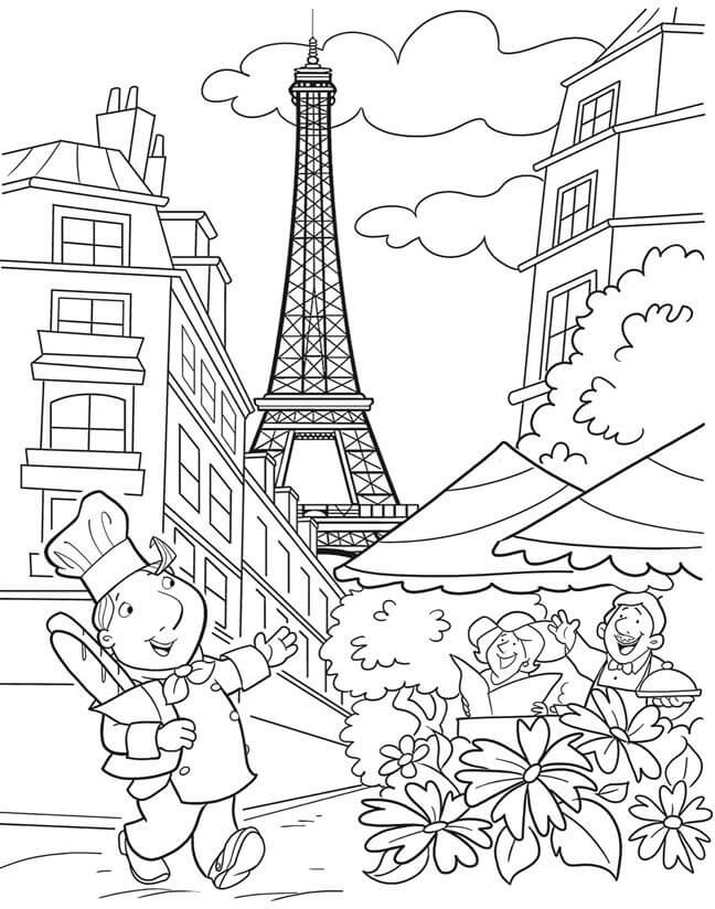 Dibujos Animados de la Ciudad de París