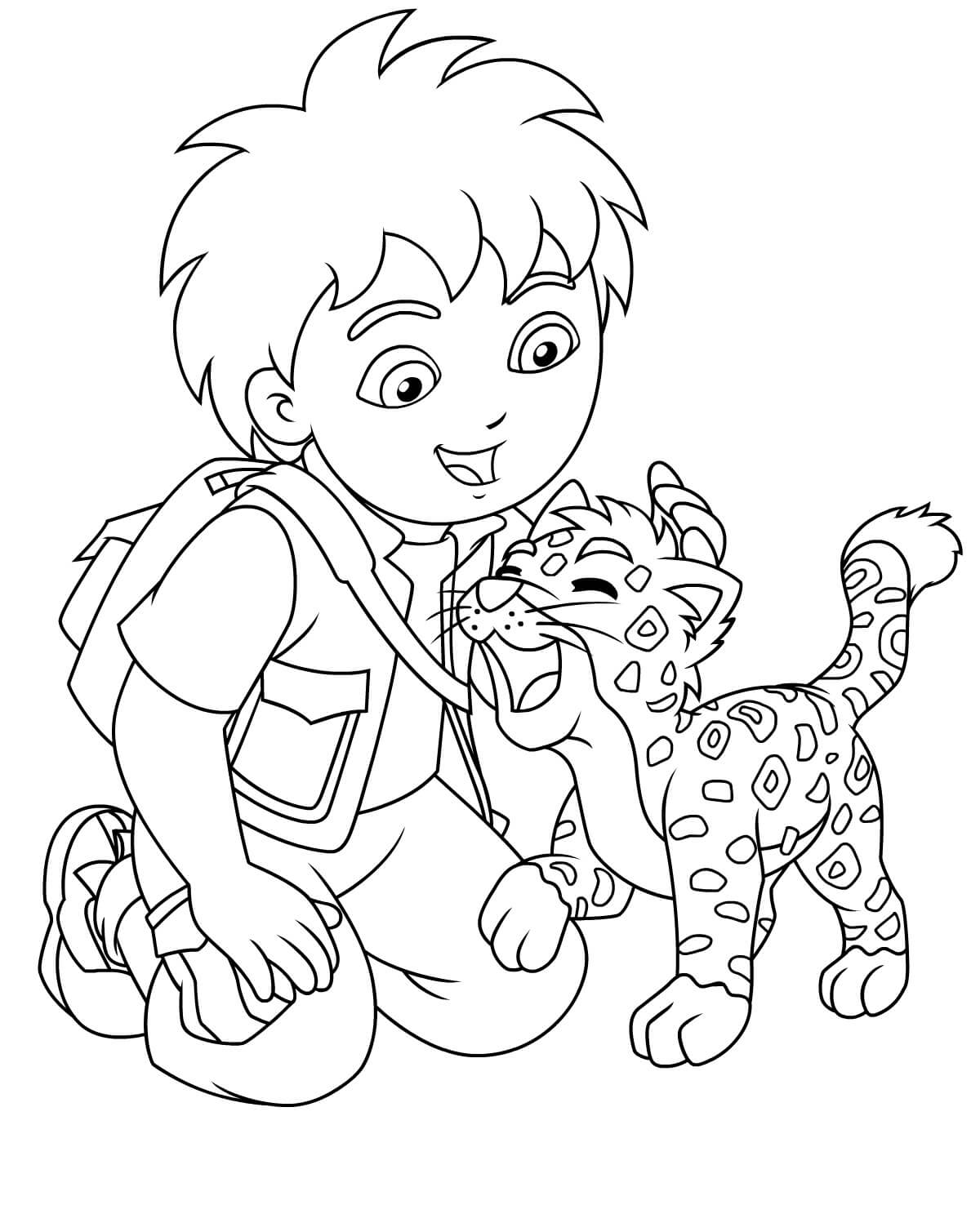 Diego con el Bebé Jaguar