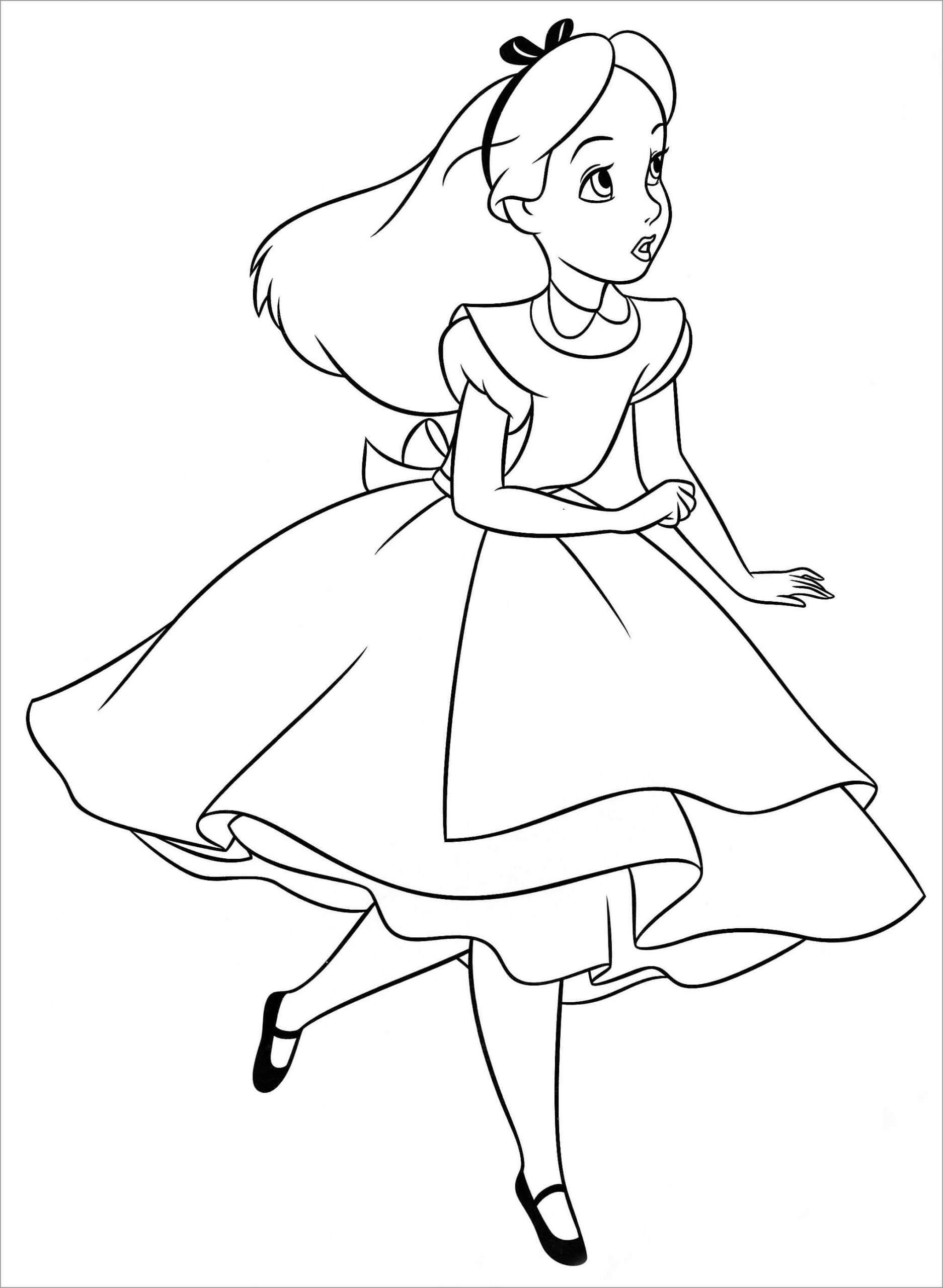 Disney Alice Corriendo