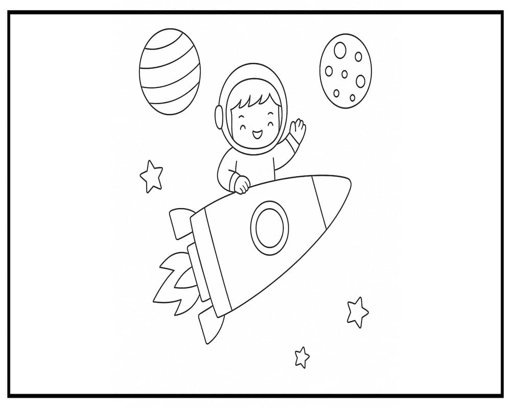 Diversión De Viaje Espacial